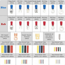 Set x678 buc papuci si tuburi termocontractibili pentru fire-3