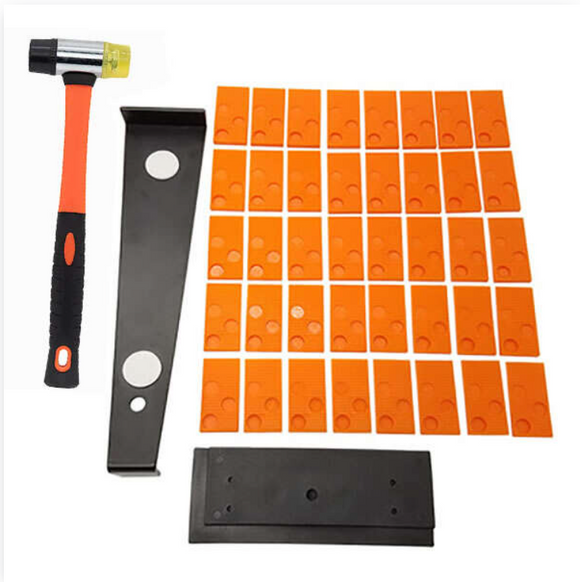 set cu 43 piese pentru montare parchet laminat