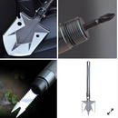 Lopata, cazma multifunctionala, pliabila pentru masina, camping, outdoors, etc.-1