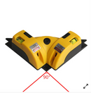 Nivela cu laser vertical, la unghi 90°, cu ventuze si bula-5