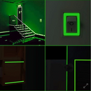 Banda adeziva fosforescenta, 30 x 300 mm, LumiGlow-4