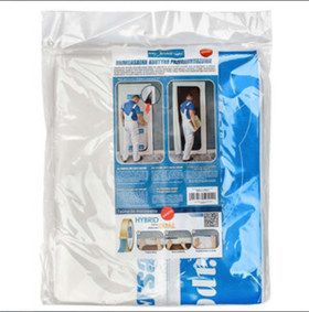 Usa de protectie cu fermoar pt. lucrari interior, Blue Dolphin, reutilizabila - 0