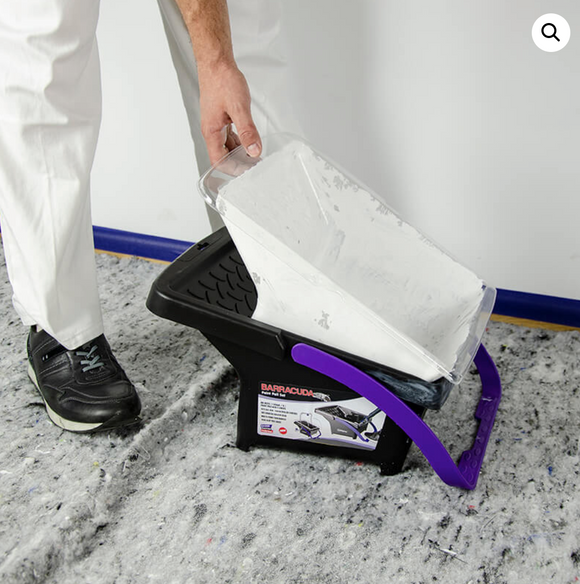 Recipient, galeata profesionala de vopsit BARRACUDA 9 L cu rezerva, Blue Dolphin