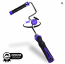 Maner, suport profesional 360º trafalet 10 cm, DolphinRoller, Blue Dolphin-1