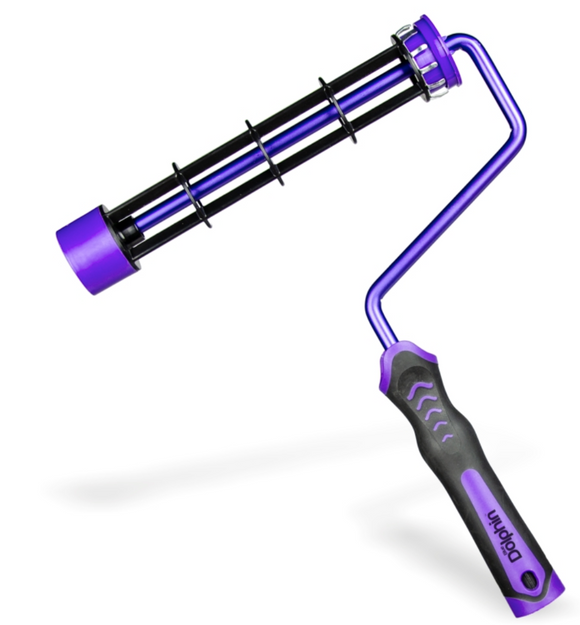 Mâner, suport trafalet profesional DolphinRoller Aluminiu 25 cm, Blue Dolphin