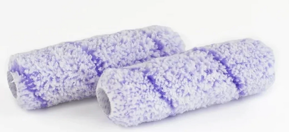 2x Rulou, trafalet profesional KILLER microfibra, 100 x 9 mm, Blue Dolphin