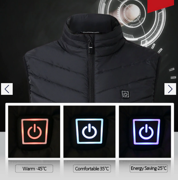 Vesta termica cu incalzire electrica, 3 trepte