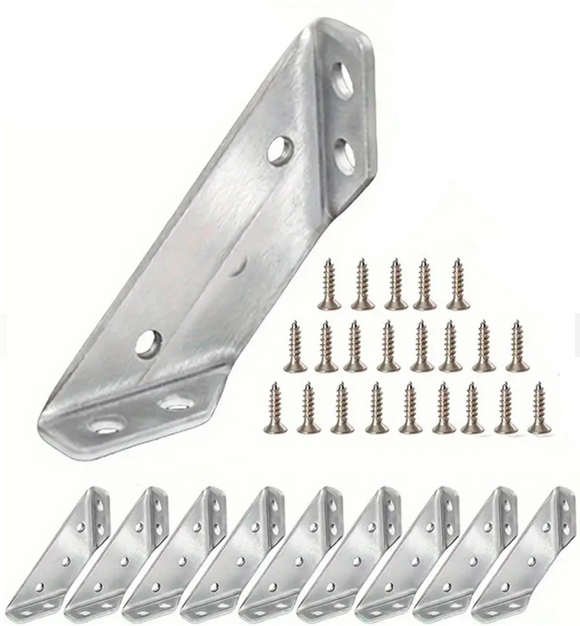 Set 10x suporti trapez pentru fixare la 90, cu suruburi