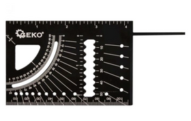 Echer japonez 3D cu vinclu, sablon unghiuri multifunctional - 0