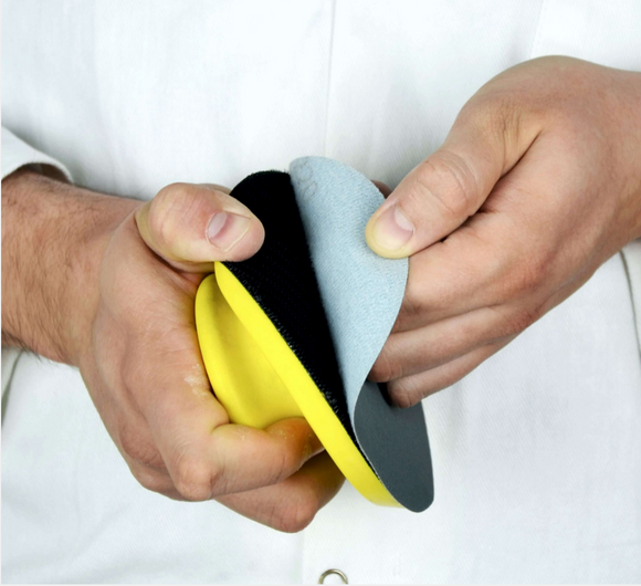 Set cala, slefuitor manual universal ERGONOMIC cu 10x discuri, Blue Dolphin Poland