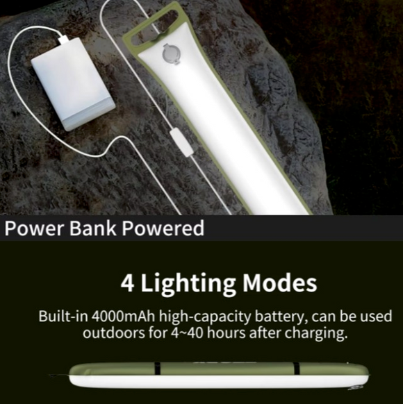 Lampa LED portabila, gonflabila, usoara, rezistenta - outdoors (camping, auto, etc).