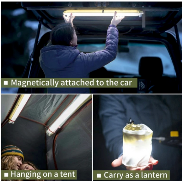 Lampa LED portabila, gonflabila, usoara, rezistenta - outdoors (camping, auto, etc).