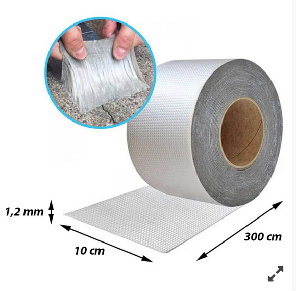 Banda universala de reparatii din butilic, rezistenta la apa