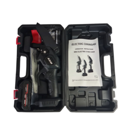 Mini fierastrau electric portabil cu lant drujba 16 cm (mini drujba electrica)