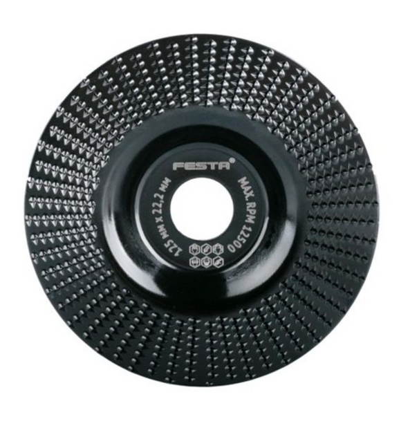 Disc cu raspel pentru lemn 125X22.2 mm 21805