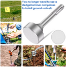 Adaptor pt. rotopercutor SDS Plus tip ciocan, cap de batere țăruși-2