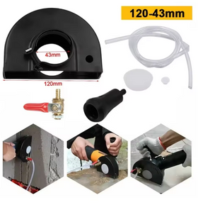 Aparatoare metal pt. disc flex cu furtun si robinet, 120 x 43 mm - 0