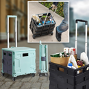 Carucior universal pliabil cu roti si maner extensibil-2