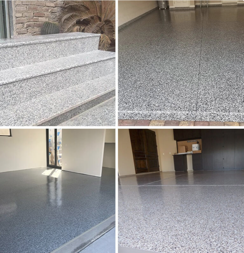 Vopsea epoxidica cu imitatie de granit, GRANITEPOX™, 1 kg, gri deschis
