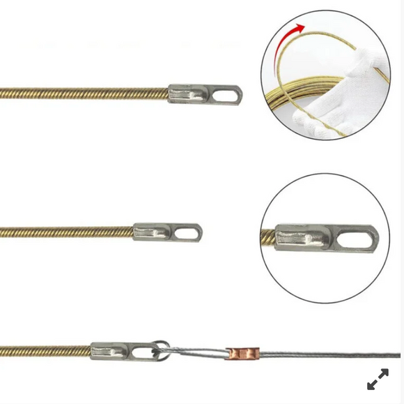 Sarma, sarpe de tras cabluri prin pereti sau tuburi, 15m