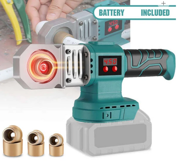 Aparat de sudura tevi PPR la acumulator si afisaj LCD + acumulator