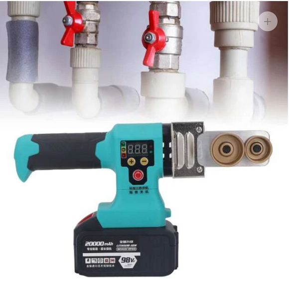 Aparat de sudura tevi PPR la acumulator si afisaj LCD + acumulator