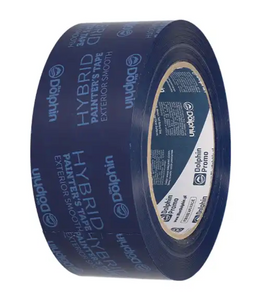 Banda profesionala adeziva de protectie exterior, Hybrid Tape Blue Dolphin 36mm x 41 m - 0