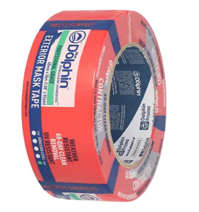 Banda adeziva profesionala exterior Red Contractor, Blue Dolphin, 48mm x 50m