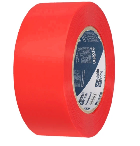 Banda adeziva profesionala exterior Red Contractor, Blue Dolphin, 48mm x 50m