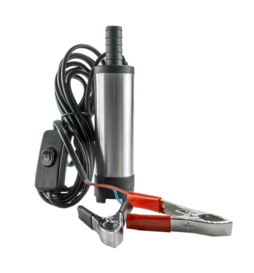 Pompa de transfer lichide (combustibil, ulei, apa) portabila, la 12V, 30 litri /min