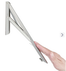 Set 2x console metalice reglabile si pliabile, rabatante pt. polite, rafturi-2