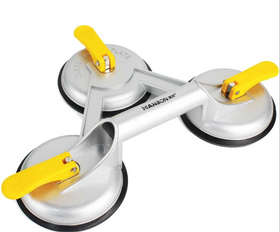 Suport, maner ventuze ridicare sticla, gresie si faianta, 3 ventuze cauciuc natural, HB139103