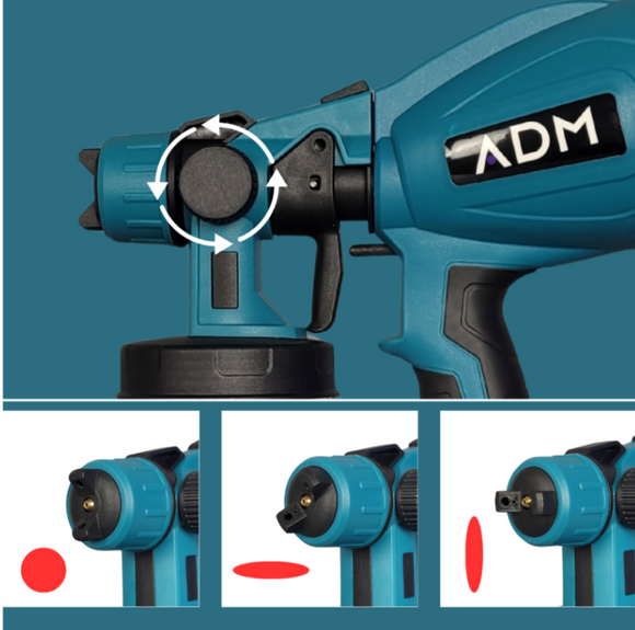 Pistol portabil de vopsit cu acumulator