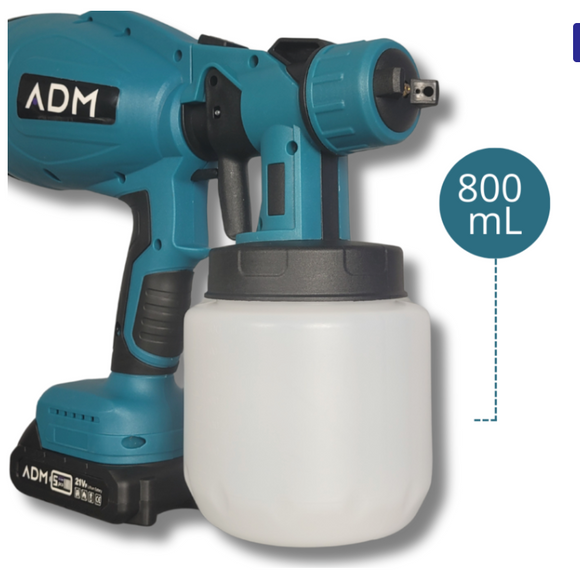 Pistol portabil de vopsit cu acumulator