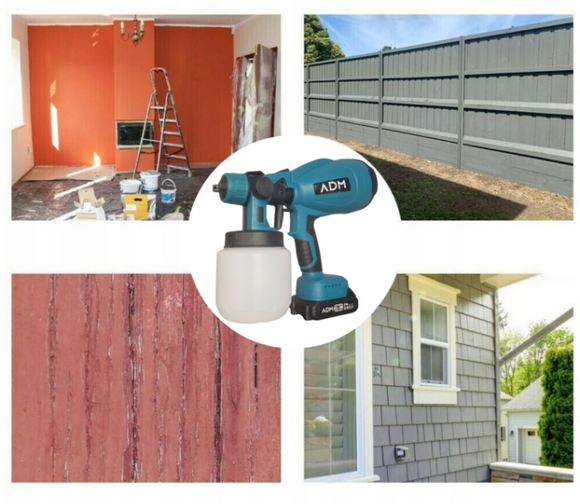 Pistol portabil de vopsit cu acumulator