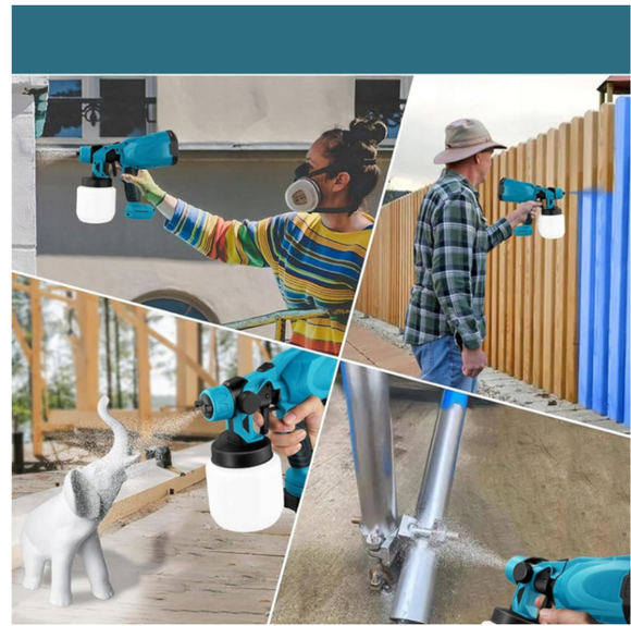 Pistol portabil de vopsit cu acumulator