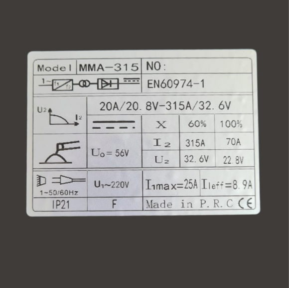 Aparat de sudura cu inverter, mic, portabil, 315A