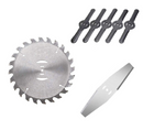 Set lame si disc pentru trimmer de iarba, 7 piese-2