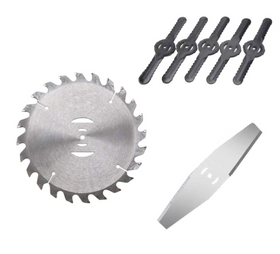 Set lame si disc pentru trimmer de iarba, 7 piese - 0