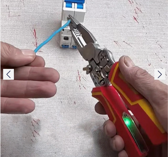 Patent, cleste multifunctional pt lucrari electrice cu tester continuitate si tensiune