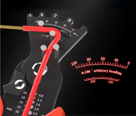 Patent, cleste multifunctional 5-in-1 pt fire (indoire, crimpare, dezizolare, chei, taiere)