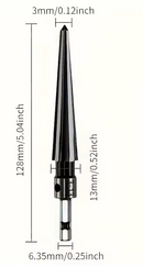 Burghiu conic alezare, largire, manual sau masina infiletat, 3-13mm-5