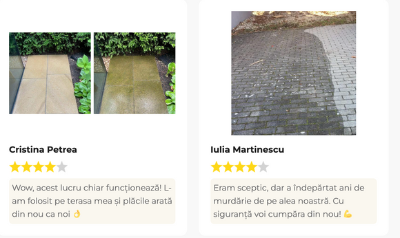 Solutie de curatat pavaj, trotuar, piatra, beton, marmura, 500 ml