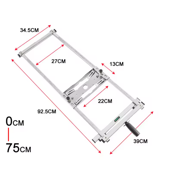 Sanie, sistem ghidaj pentru circular de mana sau ober freza, debitare lemn (M sau L)