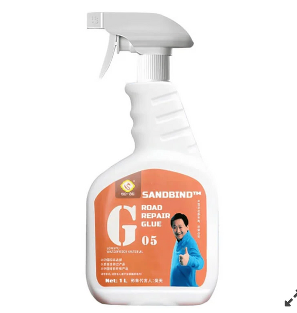 Agent, solutie de fixare a nisipului, tencuielii, pt reparatie fisuri, gropi, gauri, 1 L