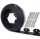 Cadru de delimitare gradina, bordura, flexibil, 5 cm x 10 m, negru-6