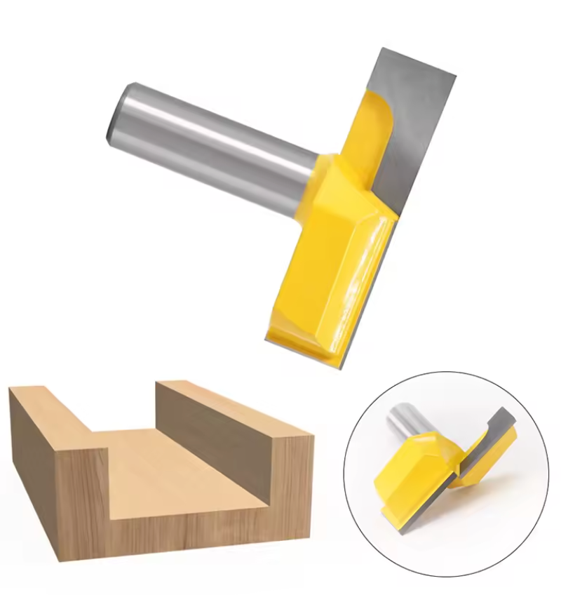 Freza Lemn Planare, curatare, canelare, Coada 12mm, Diametru 57mm
