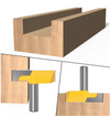 Freza Lemn Planare, curatare, canelare, Coada 12mm, Diametru 57mm