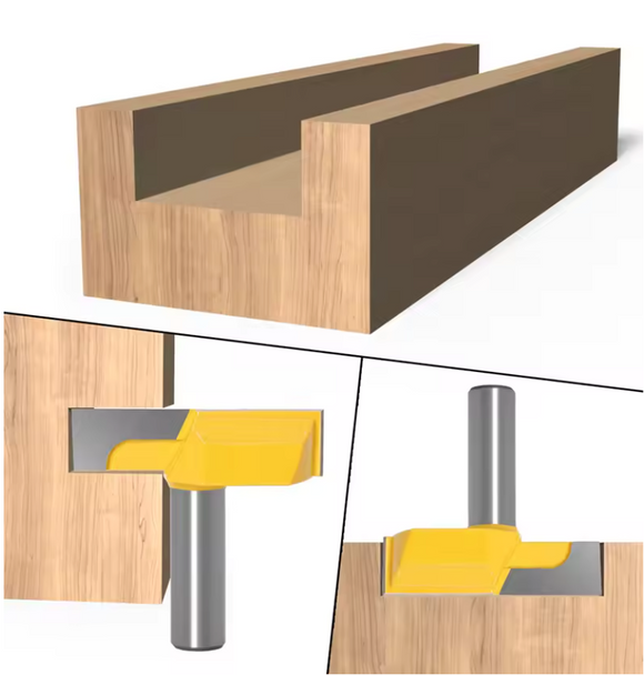 Freza Lemn Planare, curatare, canelare, Coada 12mm, Diametru 57mm