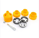 Set 3 filiere pentru filatare tevi platic, PPR, adaptor bormasina (1”, 1/2”, 3/4”)-5